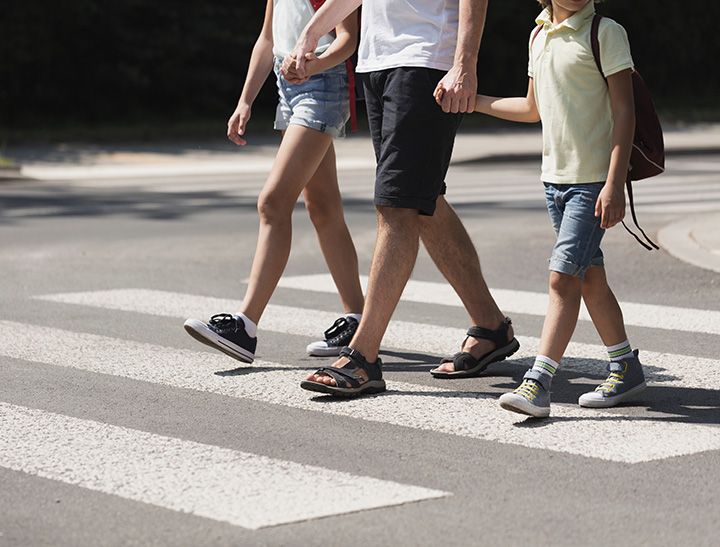 Image of a pedestrian crossing